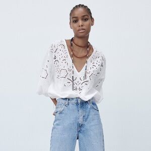 Zara lace shirt